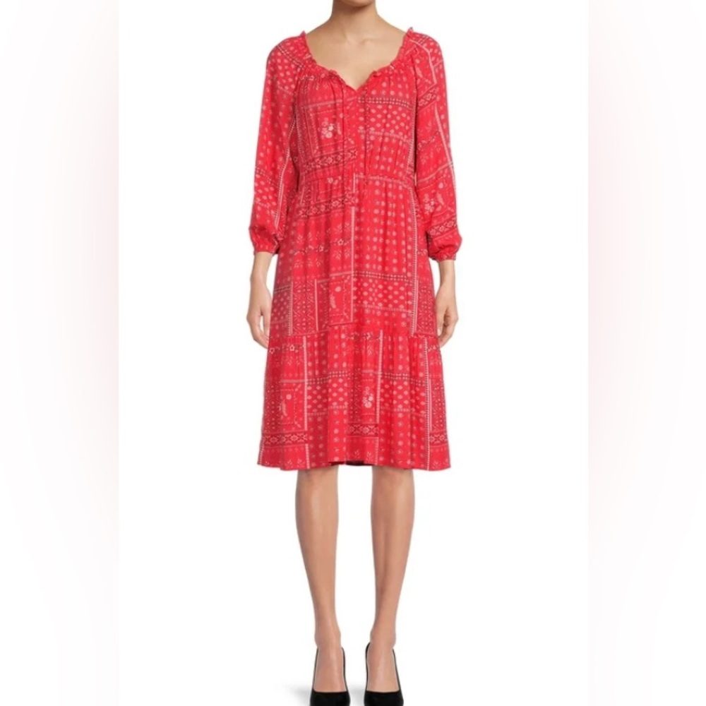 beachlunchlounge Red Midi Dress